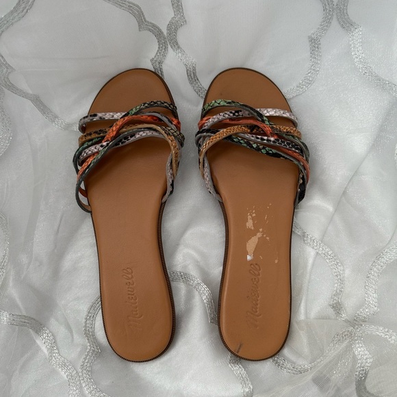 Madewell Tracie crisscross slide sandals - Picture 1 of 6